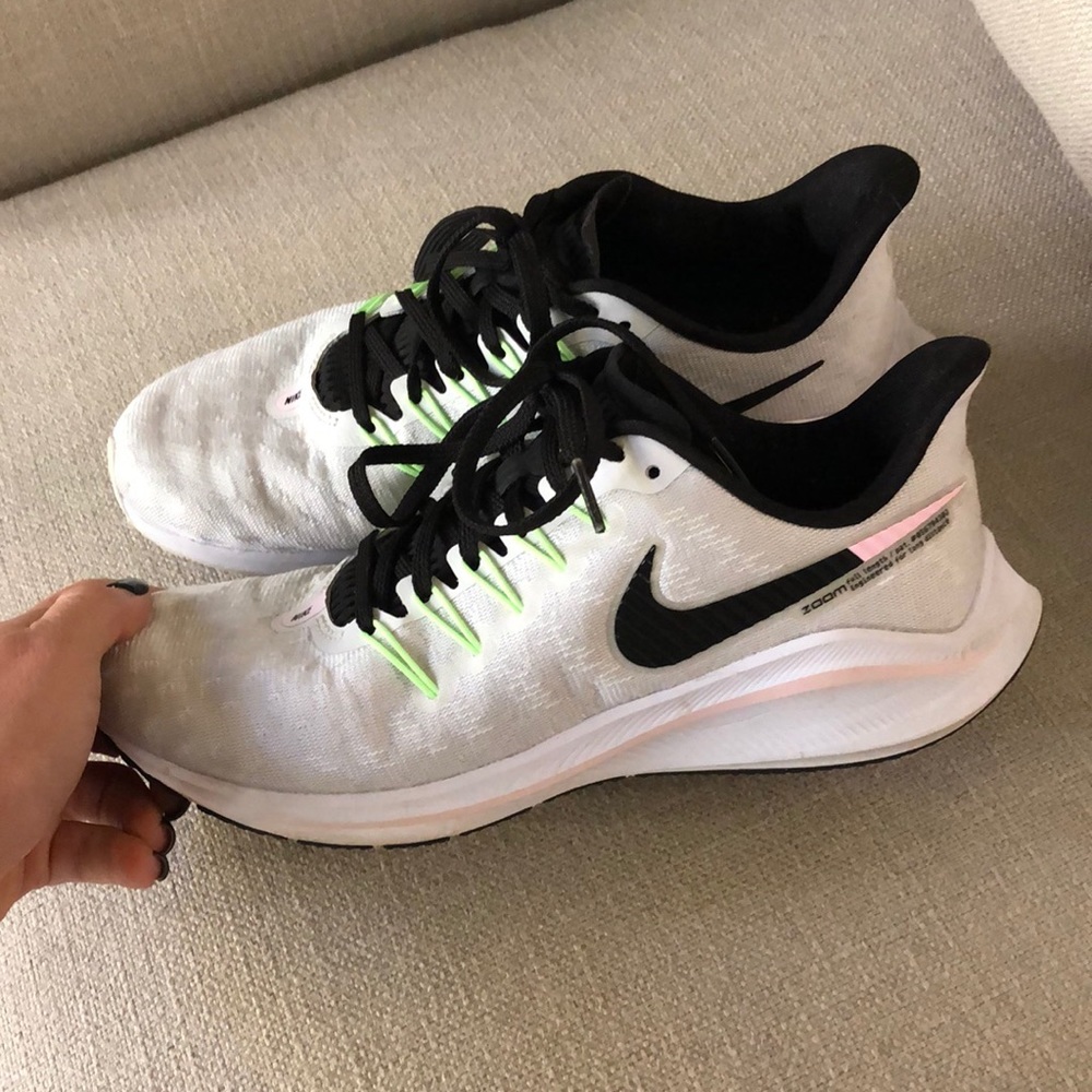 Nike running shoes worn once!